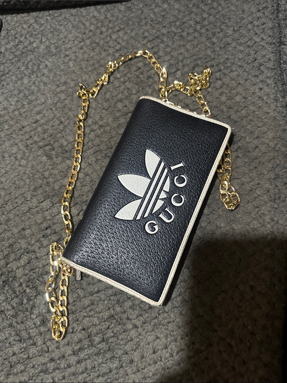 Adidas X Gucci GG Supreme Chain Wallet Purse Shoulder cross bag replacementstrap